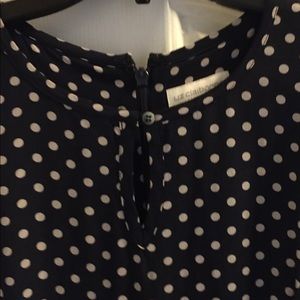 Liz Claiborne Petites Sleeveless Polka Dot Dress